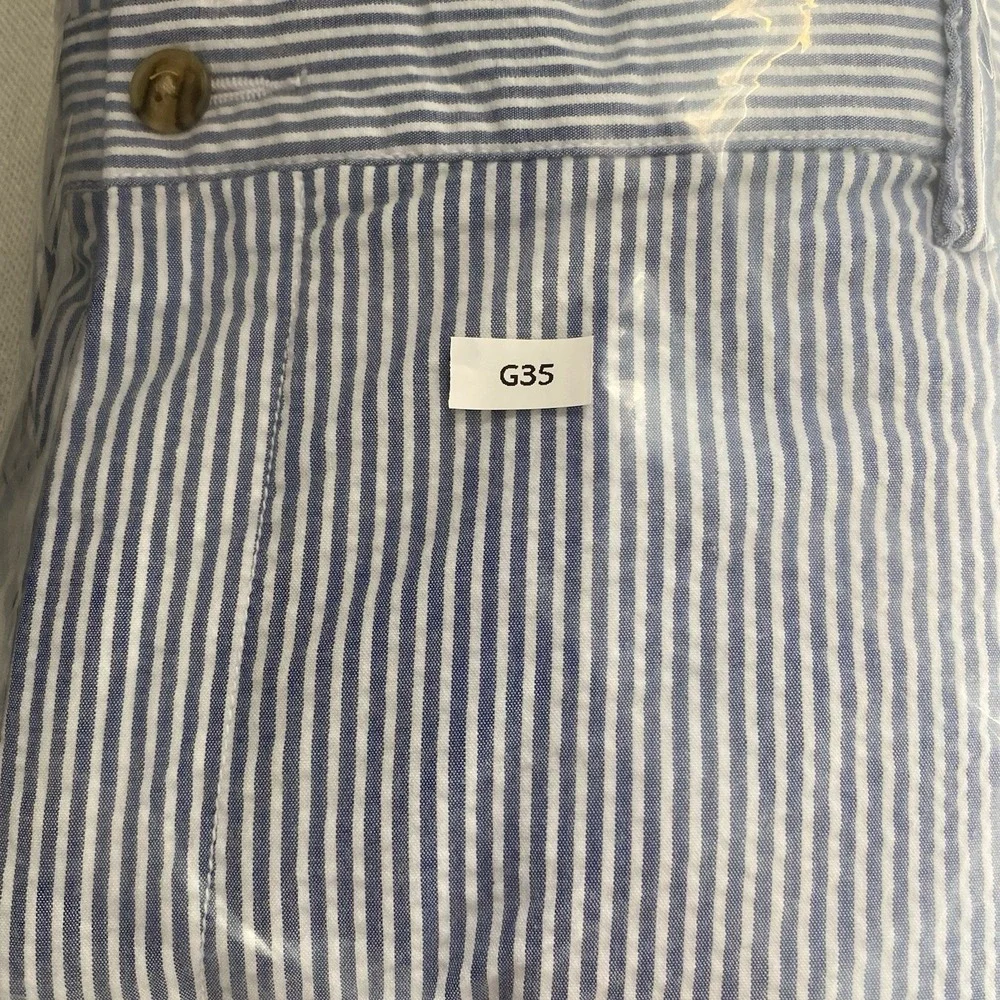 Polo Ralph Lauren Sz 52B Big & Tall Blue/White Stripe Stretch Classic Fit Shorts